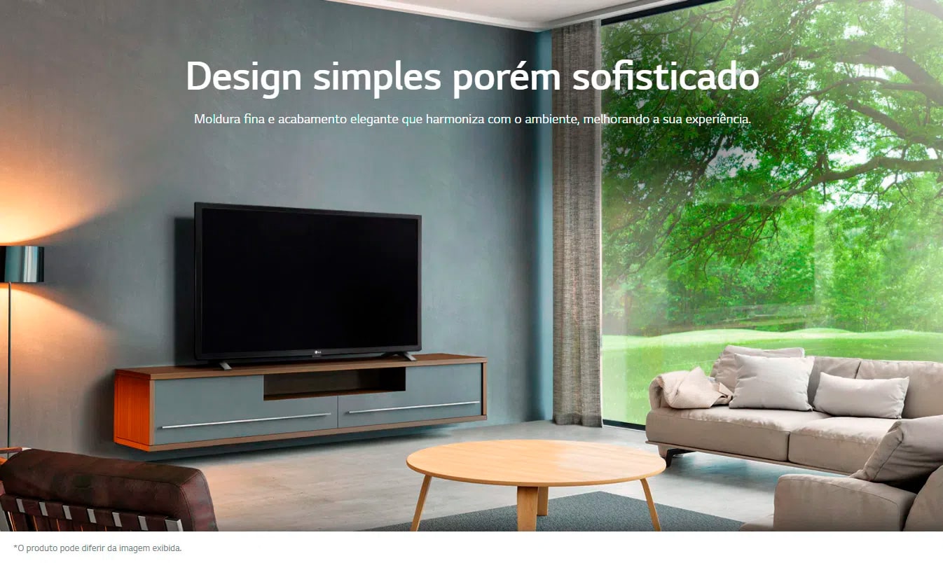  Smart TV LED 43 Full HD LG 43LM6300PSB ThinQ AI Quad Core, Bluetooth 3 HDMI 2 USB Wi-Fi