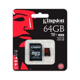Cartao-de-Memoria-MicroSD-Kingston-64GB-com-Adaptador-4K---SDCA3-64GB4K