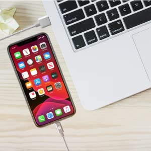 Cabo Lightning MFi para USB Nylon 1.2m - Space Gray | GT