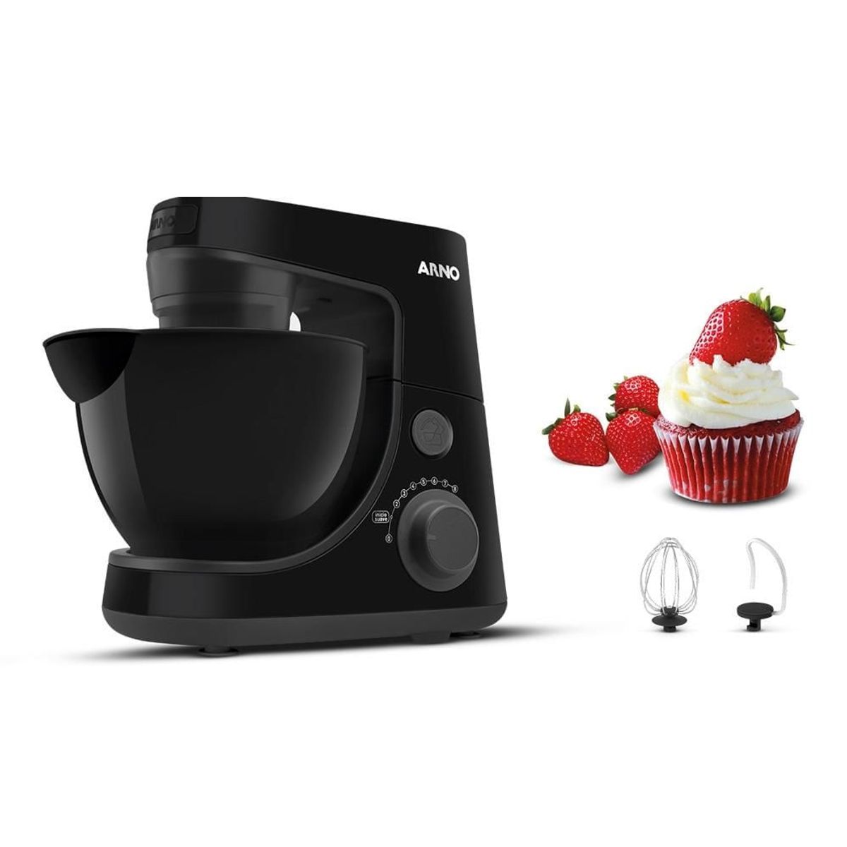 Batedeira Arno Daily SX87 600W Preta 127V lojaibyte