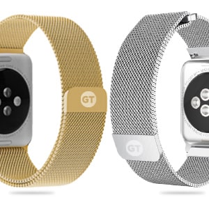Kit Apple Watch Series 7 GPS Celular 41mm Meia-noite + 5 Pulseiras para Apple Watch GT