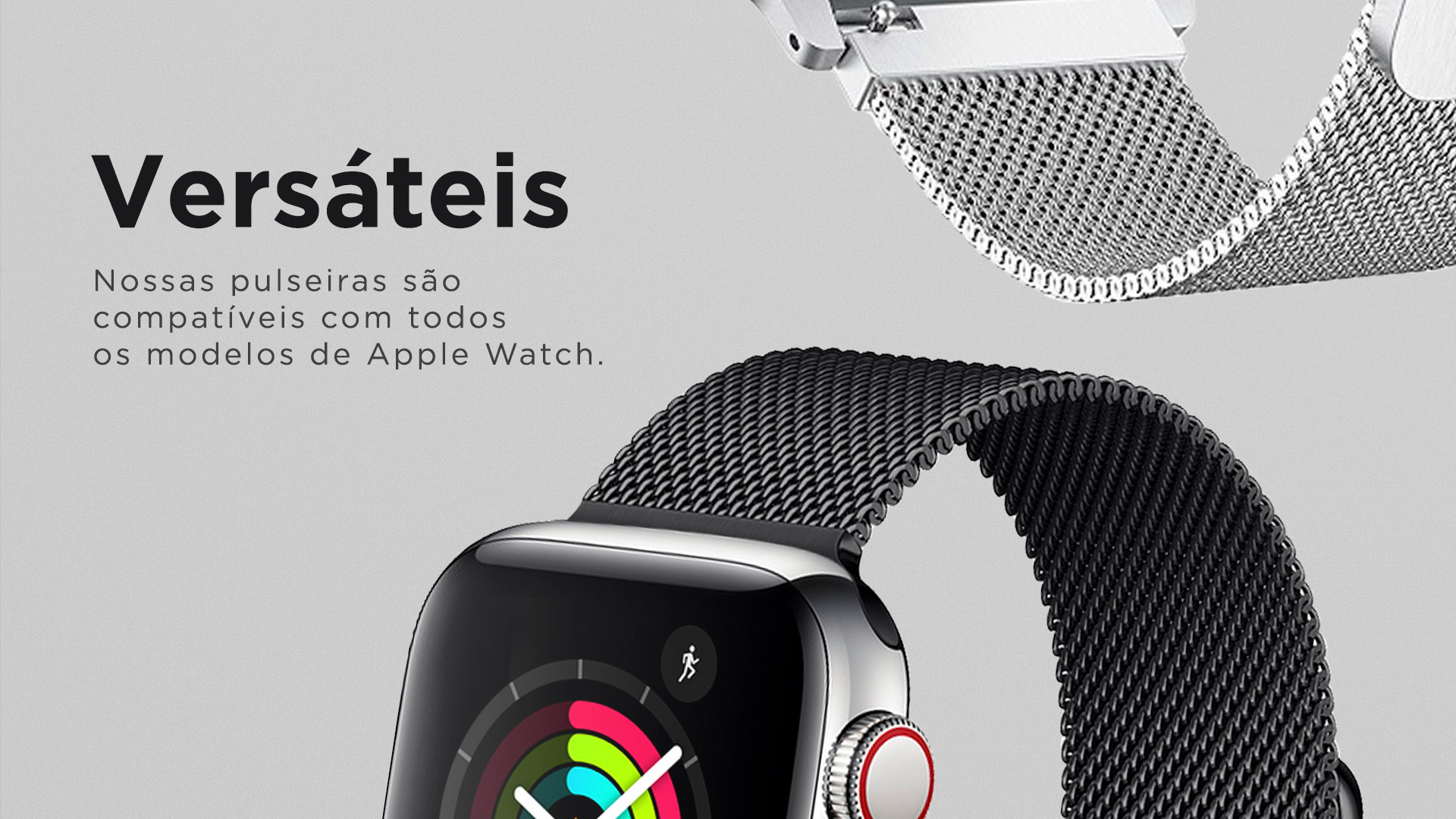 Pulseira para Apple Watch 42/44mm Silicone - Rosa | GT