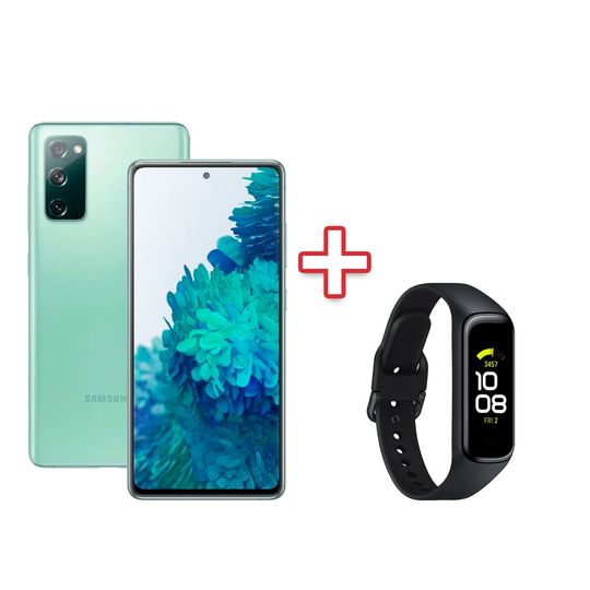 Kit-com-Smartphone-Samsung-Galaxy-S20-FE-128GB-8GB-RAM-Camera-Tripla-Traseira-Mint---Smartwatch-Samsung-Fit-2-Preto