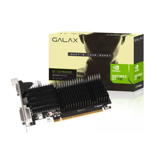 Placa de Vídeo Galax NVIDIA GeForce GT 710 Passive 2GB DDR3 - 71GPF4HI00GX