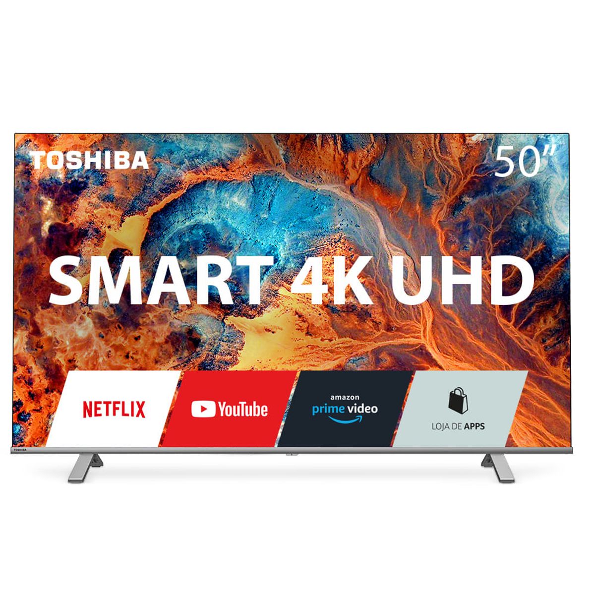 Smart TV LED 55 4K Ultra HD Toshiba TB011M - 55C350LS - Ibyte