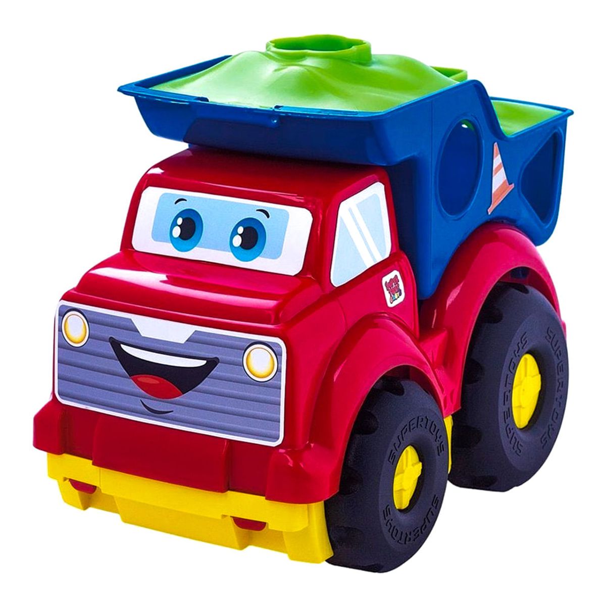 Caminhão De Brinquedo Grande Kit 2 Carrinhos + C/Nf