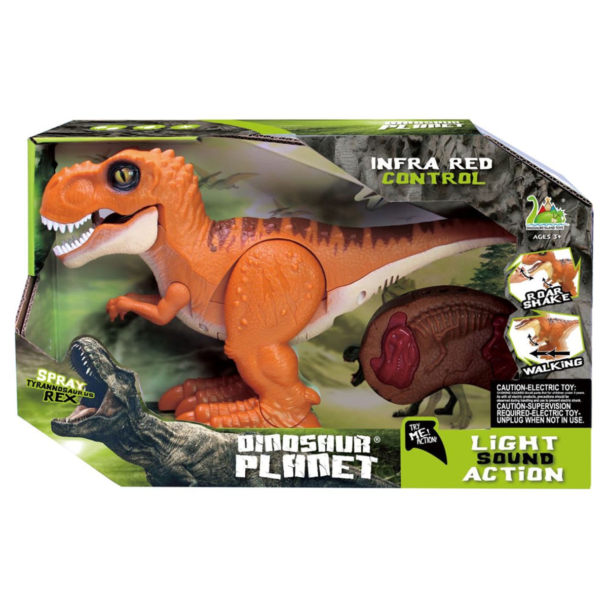 Jurassic Fun Dinossauro Rex R/C Com Luz - BR1461 - Ibyte