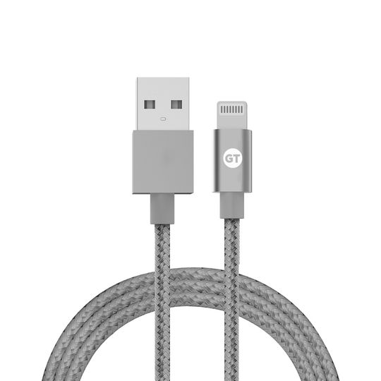 Cabo Lightning MFi para USB Nylon 1.2m - Space Gray | GT