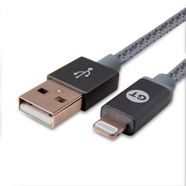 Cabo-Lightining-MFi-para-USB-Nylon-2m-Space-Gray-|-Goldentec