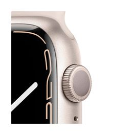 Apple Watch Series 7 GPS 41mm Caixa Estelar de Alumínio Pulseira Esportiva Estelar - MKMY3BE/A