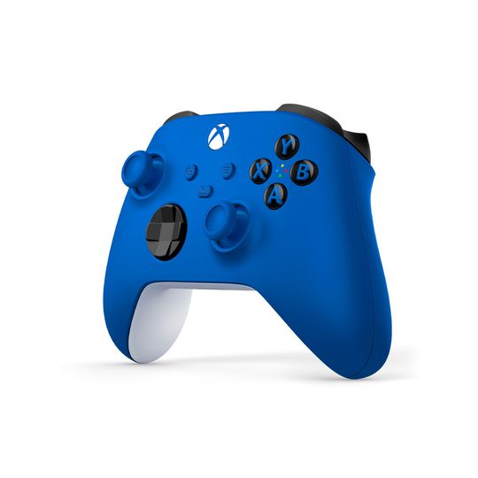 Controle Sem Fio Xbox Shock Blue Microsoft - AOMS0024