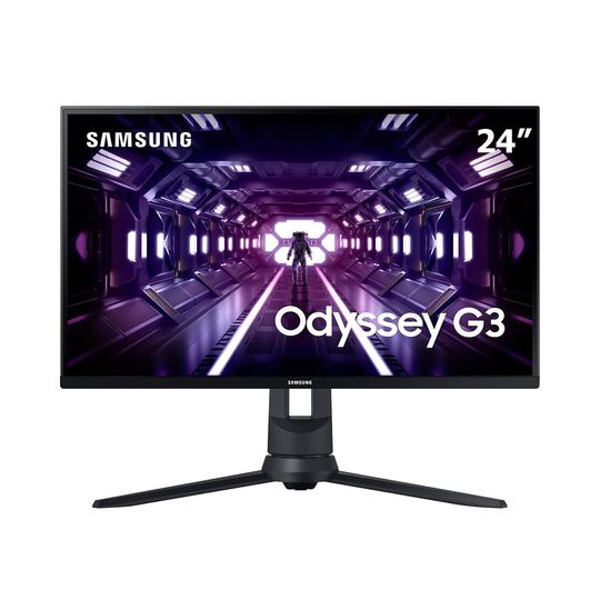 Monitor-Gamer-Samsung-Odyssey-24--FHD-144Hz-1ms-com-ajuste-de-altura-HDMI-DP-VGA-Freesync-Preto-Serie-G3---LF24G35TFWLXZD