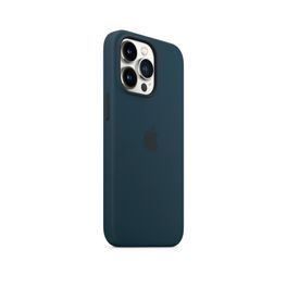 Capa-com-MagSafe-para-iPhone-13-Pro-Apple-Silicone-Azul-Abissal---MM2J3ZE-A