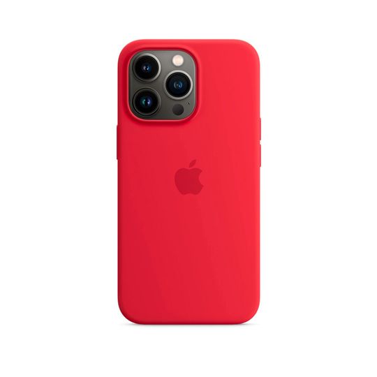 Apple Capa Magsafe iphone 13 Pro Max Silicone Product (red)