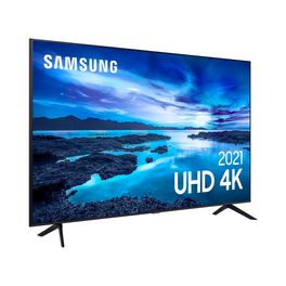 Smart-TV-60--UHD-4K-Samsung-60AU7700-Processador-Crystal-4K-Tela-sem-limites-Visual-Livre-de-Cabos-Alexa-built-in-Controle-Unico