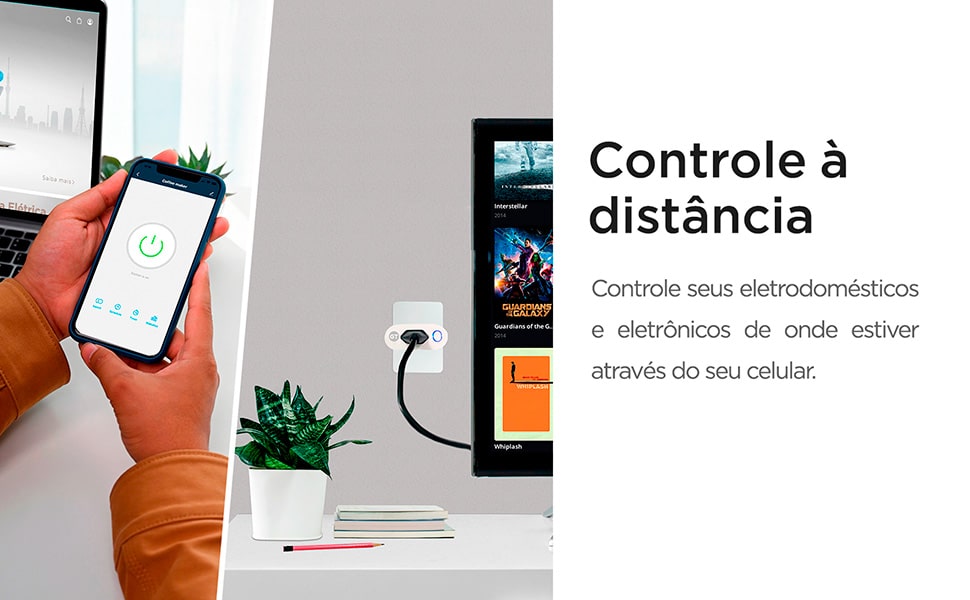 Kit Amazon Echo Show 8 + Lâmpada Inteligente + Tomada Inteligente 16A + Controle Universal