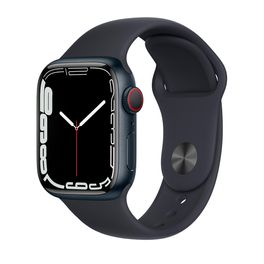 Apple-Watch-Series-7-GPS---Cellular-45mm-Caixa-de-Aluminio-Meia-noite-com-Pulseira-esportiva-Meia-noite---MKJP3BE-A