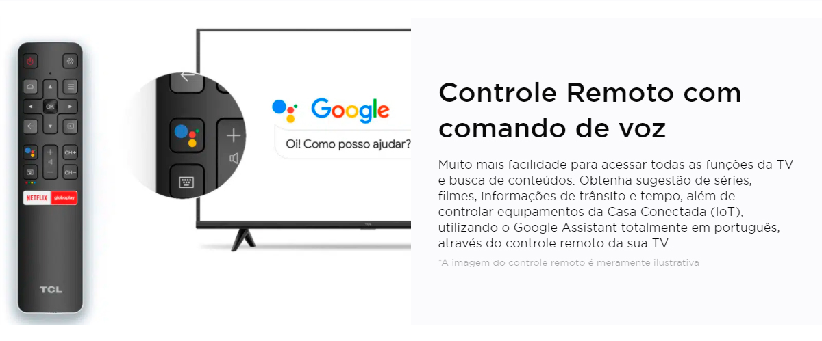 Android TV 40 TCL Sem Bordas