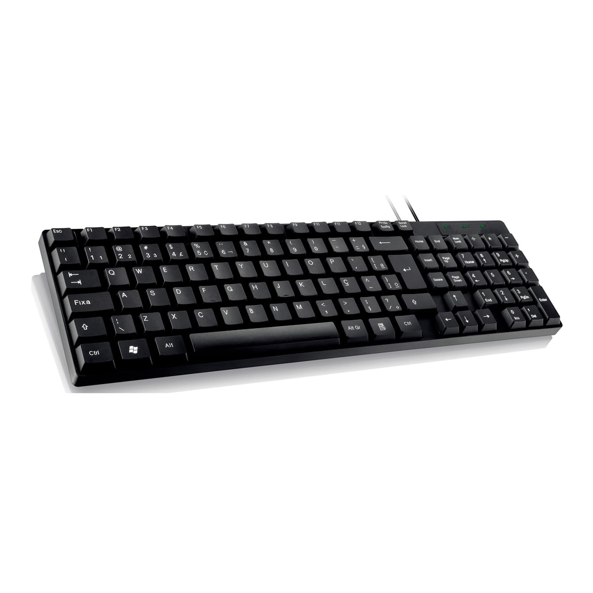 Teclado Slim com Fio 950 ABNT2 | Goldentec