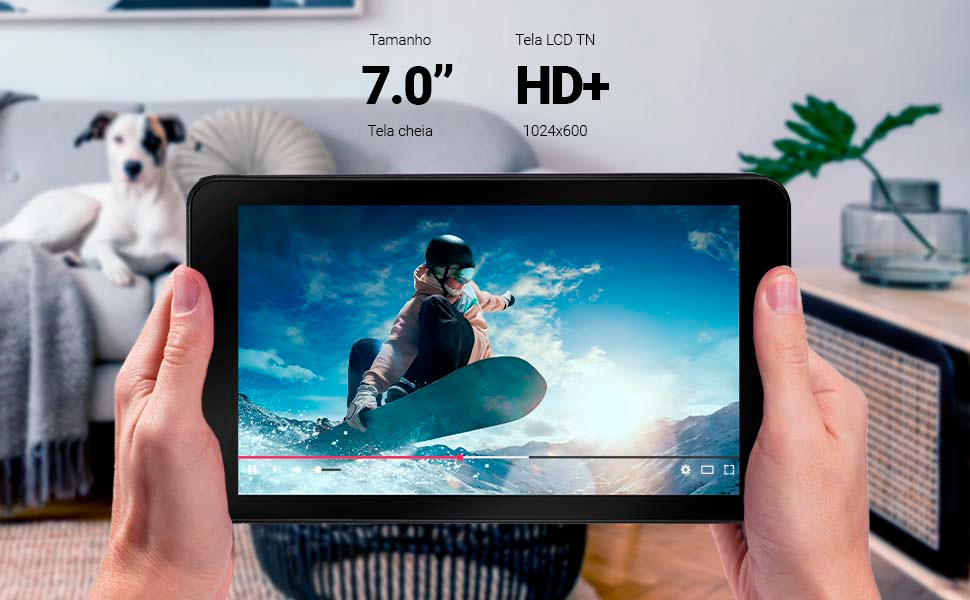Tablet Kid Pad Wi-Fi Multilaser 32GB Tela 7 Android 11 Azul - Ibyte