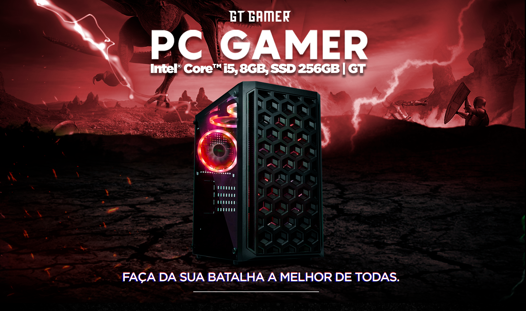 PC Gamer Core i5 8GB SSD 240GB GT Gamer