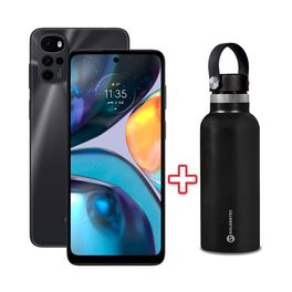 Kit-Smartphone-Motorola-G22-128GB---Garrafa-Termica-Inox-500ml-Preta-GT