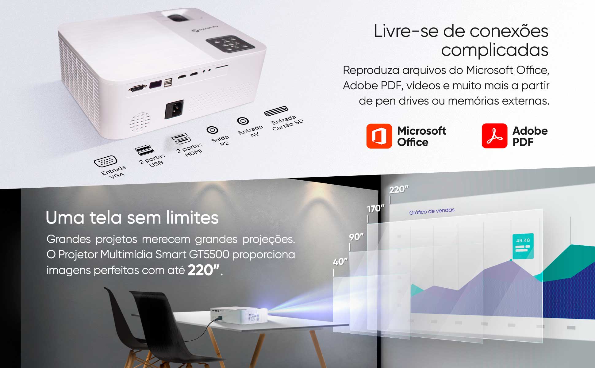 Mini Lampada Usb De Led Cor Branca - Conexão sem limites