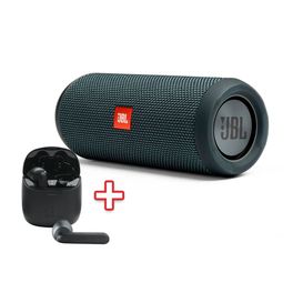 Kit-Fone-de-Ouvido-Bluetooth-In-Ear-JBL-Tune-225TWS---Caixa-de-Som-JBL-Flip-Essential