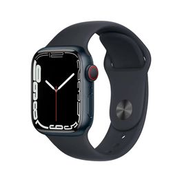 Kit-Apple-Watch-Series-7-GPS-Celular-41mm-Meia-noite---5-Pulseiras-para-Apple-Watch-GT