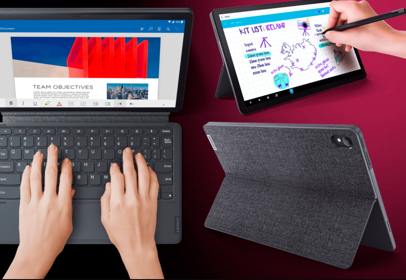 Tablet Lenovo Tab P11 Plus com Capa Protetora, Octa-core 4GB 64GB Tela 11 Wi-fi