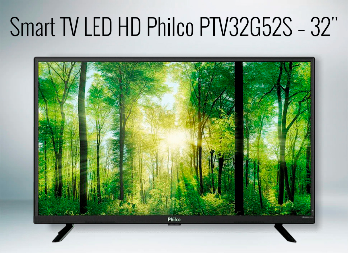 Smart TV 32" LED HD Philco PTV32G52S Linux Wi-Fi com HDR - lojaibyte