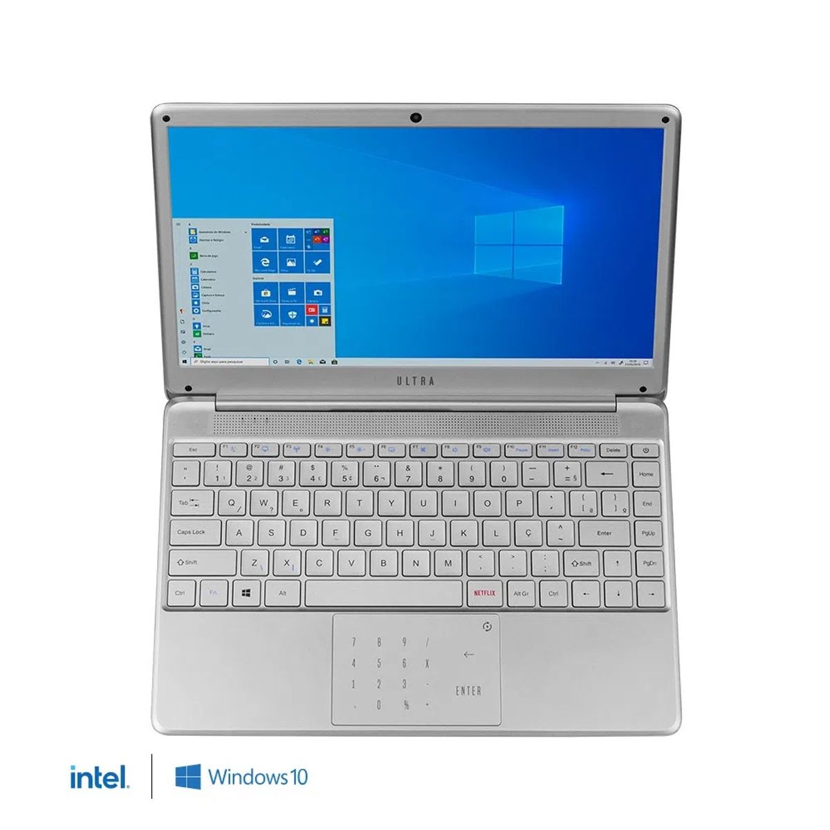 Notebook Intel Core i3 4GB RAM 1TB Ultra UB431 14.1 Windows 10 Prata