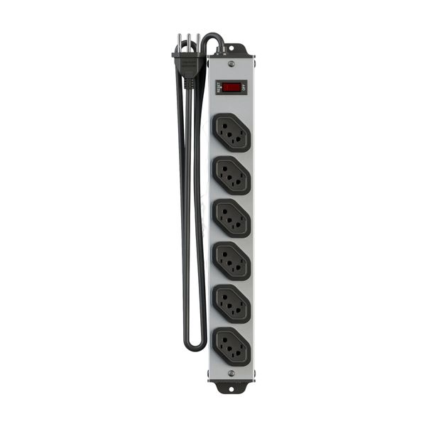 Filtro de Linha Qualitronix QFLM6 6 Tomadas Metálico com Proteção de Circuit Breaker