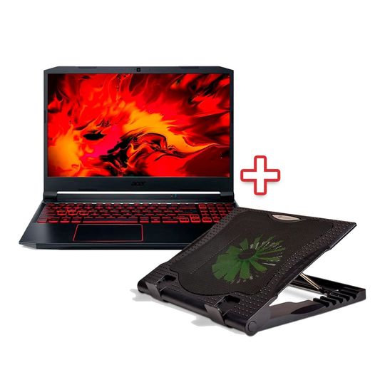 Kit-Notebook-Gamer-Acer-Aspire-Nitro-5-AN515-55-59T4-Intel-i5-8GB-512GB-SSD---Suporte-Ajustavel-com-Cooler-|-GT