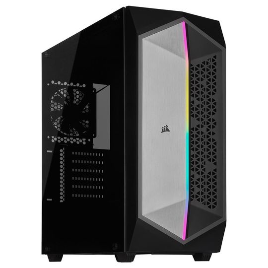 Gabinete Corsair Gamer 470T, RGB, Mid-Tower com Lateral em Vidro temperado - CC-9011215-WW