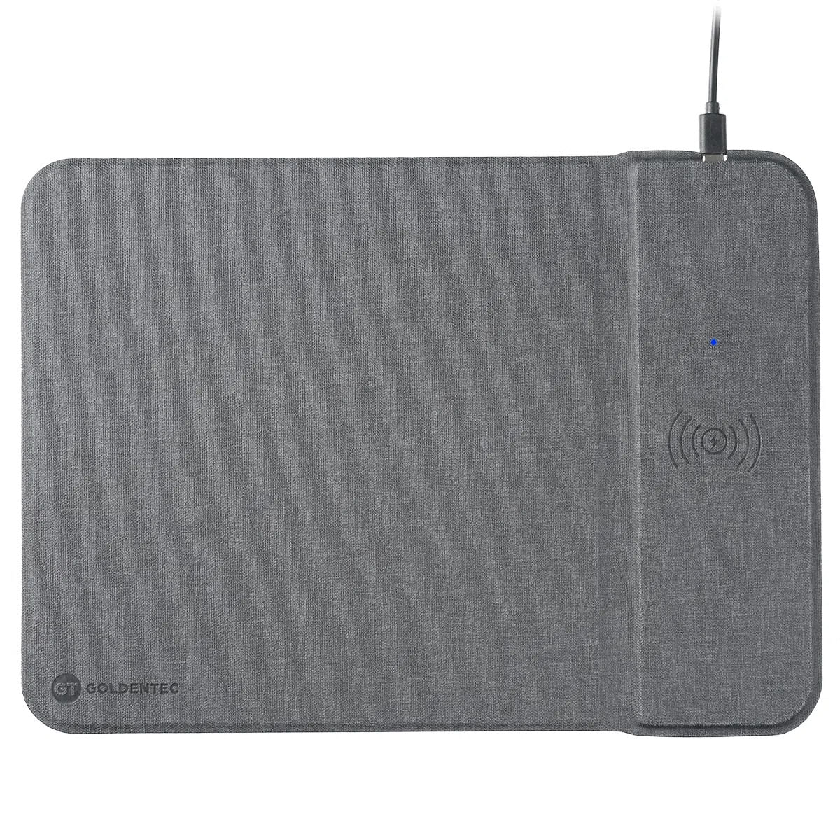 Mousepad Qi Charger com Carregamento Sem fio para Smartphone | Goldentec