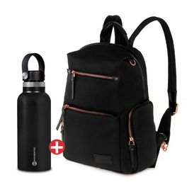 Kit-com-Mochila-para-Notebook-14--Black-Rose-|-GT---Garrafa-Termica-GT-Thermos-Inox-500ml-GT