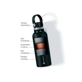 Kit-com-Mochila-para-Notebook-14--Black-Rose-|-GT---Garrafa-Termica-GT-Thermos-Inox-500ml-GT