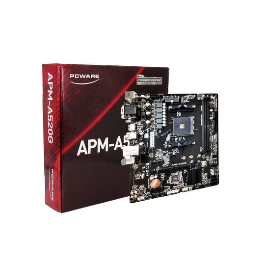 Placa-Mae-Pcware-Apm-a520g-DDR4-Socket-Am4