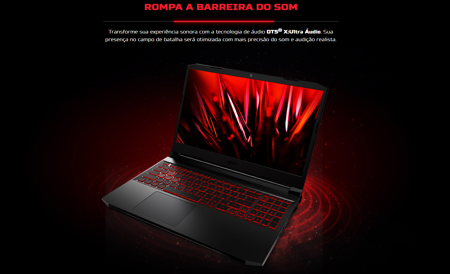 Notebook Gamer Acer Aspire Nitro 5, Intel® Core I5, 8GB DDR4, 512GB SSD, Windows 11 - NH.QF1AL.001