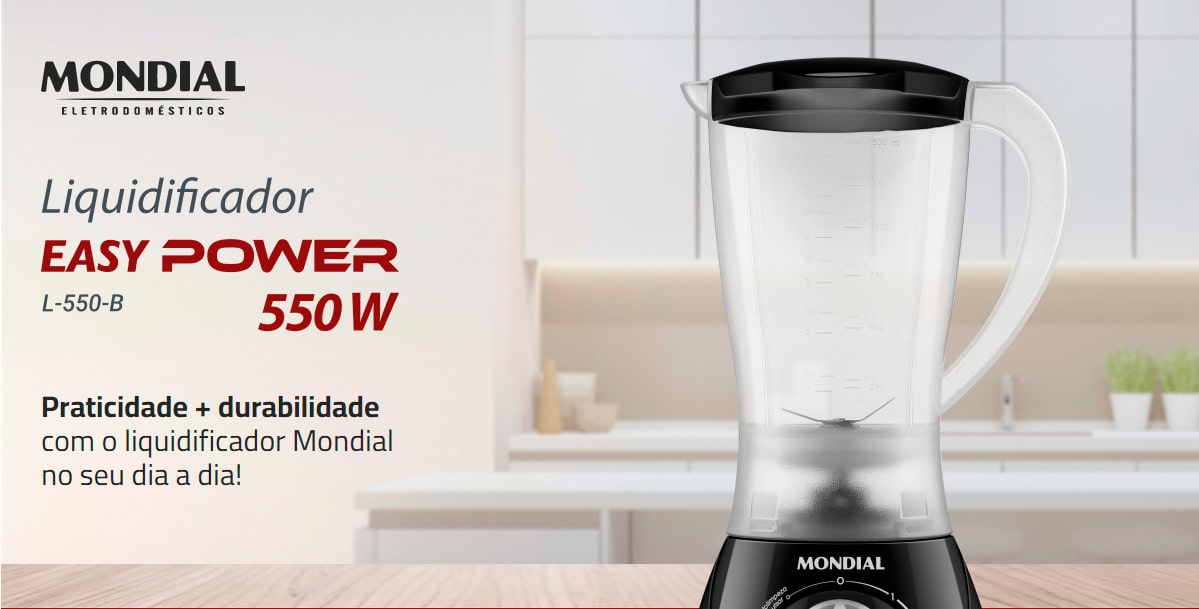Liquidificador Mondial Easy Power L-550-B