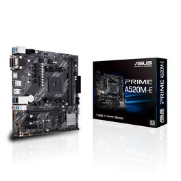 Placa-Mae-Asus-Prime-A520M-E-AMD-AM4-DDR4-mATX-USB-3.2-Gen2-HDMI-DVI-D-Sub