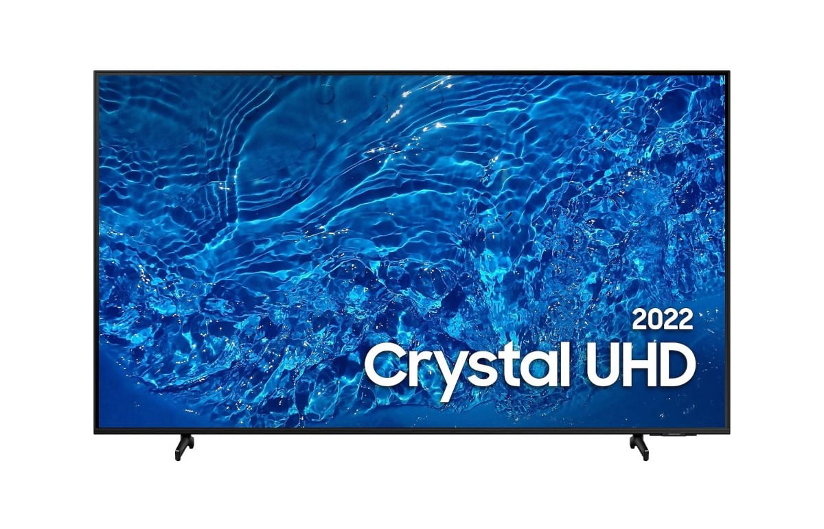 Smart Tv 85 Samsung Crystal UHD 4K 2022 85BU8000, Design slim, Gaming Hub, Alexa built in, Dynamic Crystal Color
