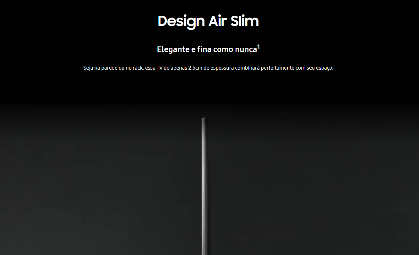 Smart TV Samsung 85 Crystal UHD 4K, Painel Dynamic, Design slim, Alexa built in - UN85BU8000GXZD