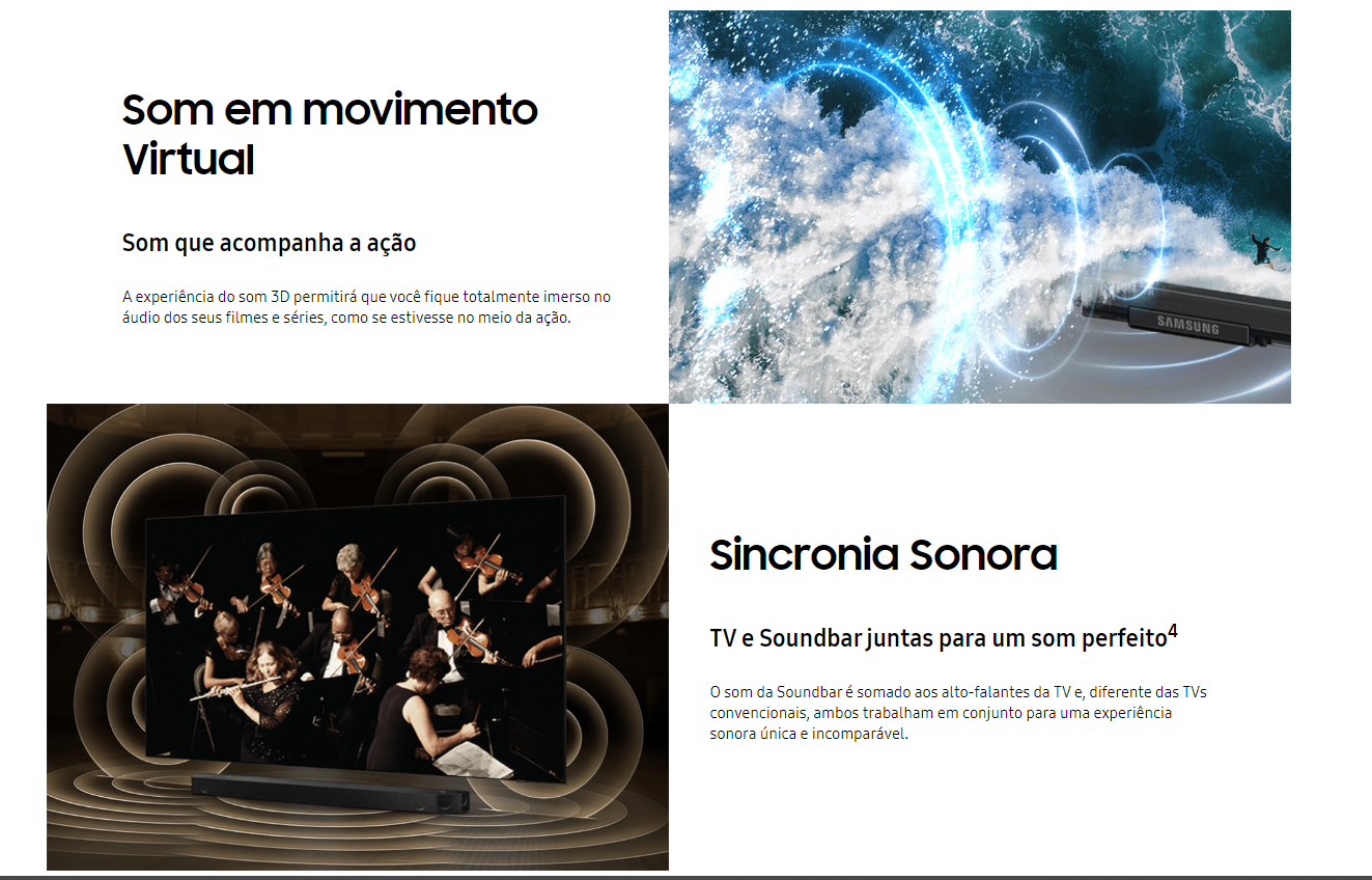 Smart TV Samsung 85 Crystal UHD 4K, Painel Dynamic, Design slim, Alexa built in - UN85BU8000GXZD