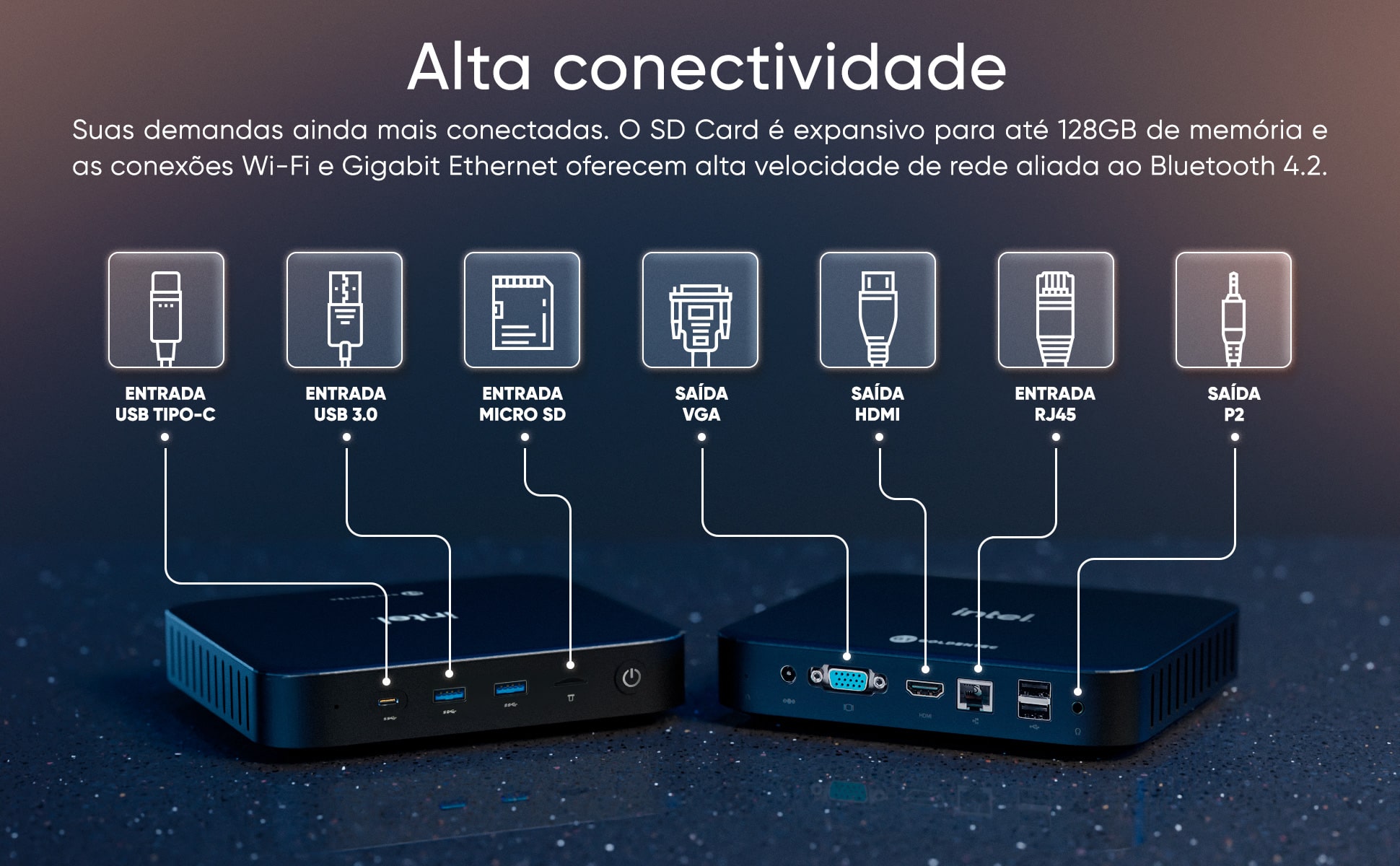 mini Pc Intel Celeron Dual Core Gt