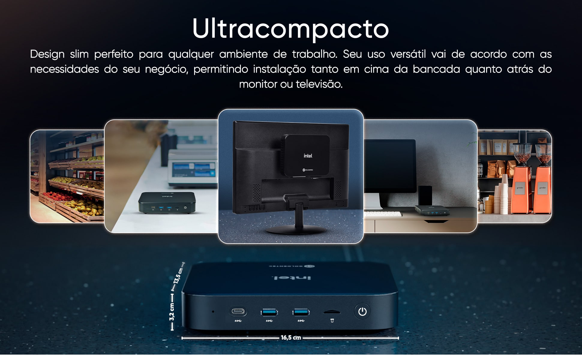 Mini PC Intel Celeron Dual Core GT