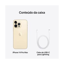 iPhone 14 Pro 256GB 5G Apple Dourado - MQ183BE/A - Ibyte