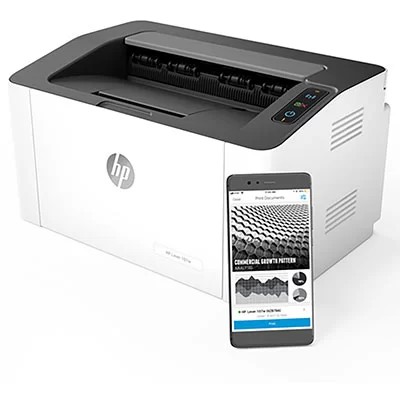 Impressora HP Laser 107A Monocromática 110V - 4ZB77A