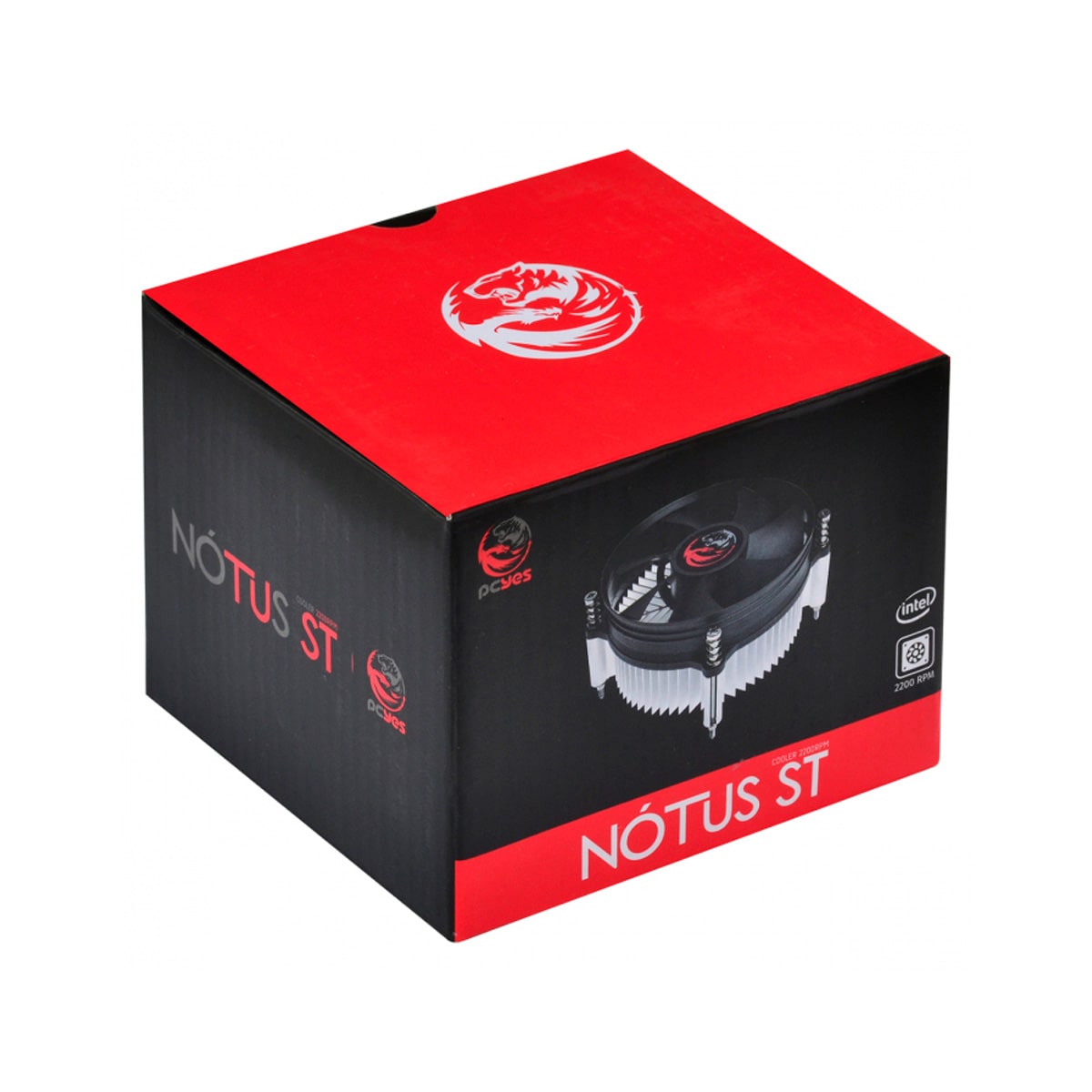 Cooler Para Processador PCYES Notus ST Standard Intel Preto - lojaibyte